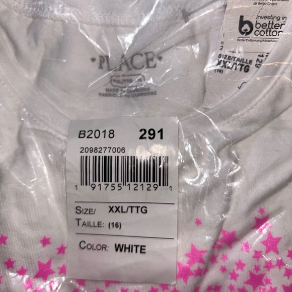Girls Children’s Place T-Shirt Rainbow Birthday Girl White XXL/TTG (16) - Picture 4 of 5